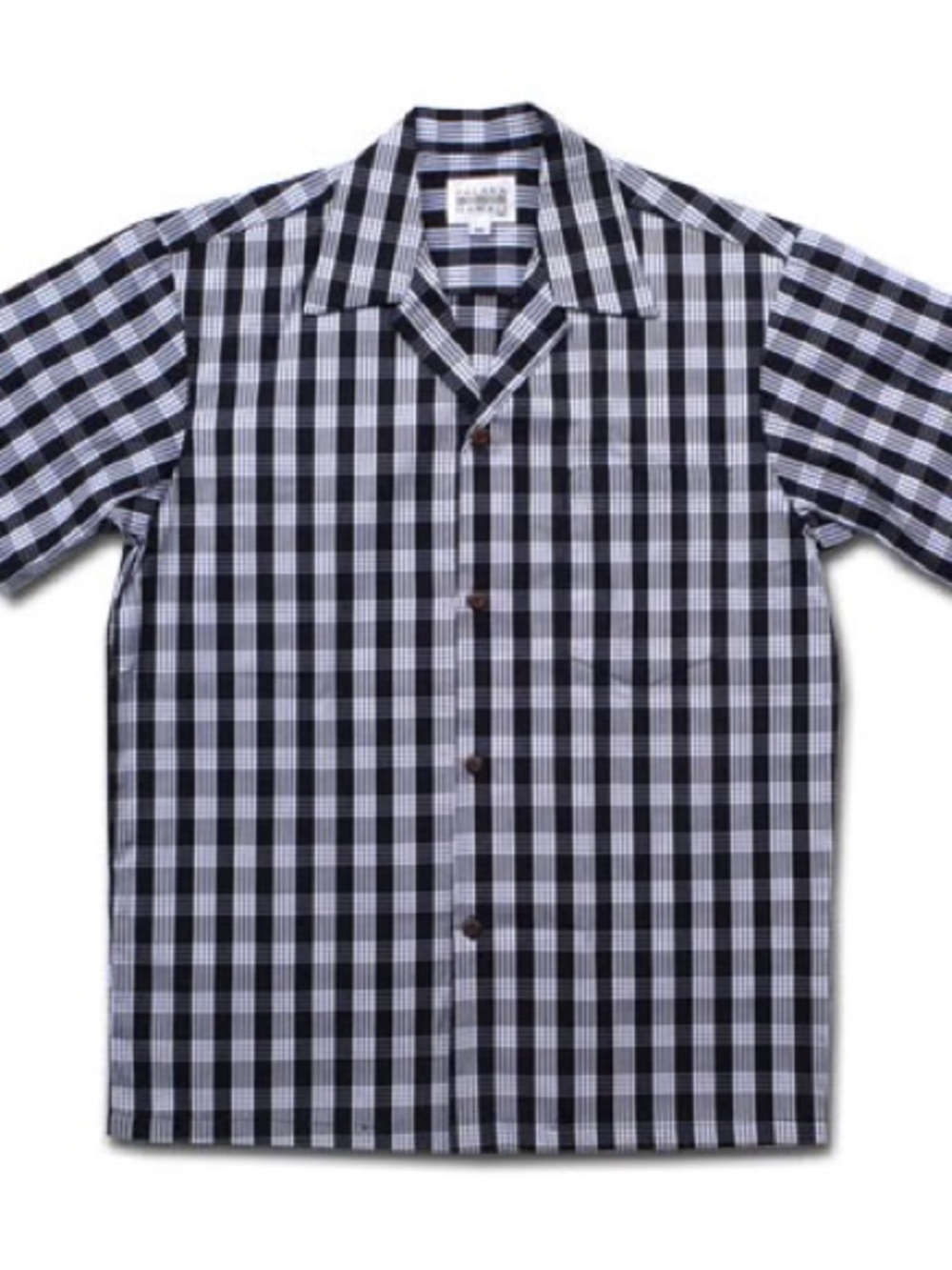 Palaka Hawaii Men’s 2XL White Plaid Cotton Button-Up Shirt Locals Only Brand
